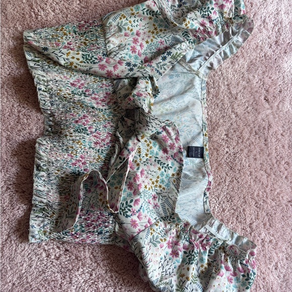 SHEIN Floral Crop Top - Multicolor - Picture 1 of 3
